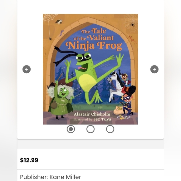 🌸 3/$25 🌸 The Tale of the Valient Ninja Frog - Picture 2 of 4